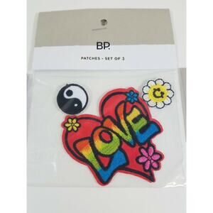BP Patches Set Of 3 Artistic Emoji Positivity Fashion Accessorize Nordstrom Made
